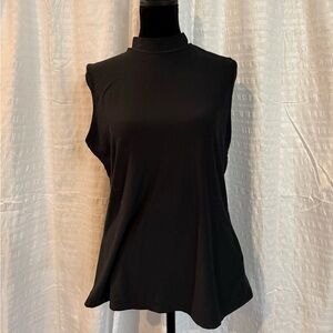 Black Sleeveless Women's Top